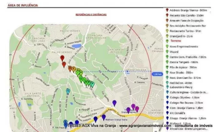 Imagem Terreno à venda, 4000 m² por R$ 6.000.000 - Granja Viana - Cotia/SP