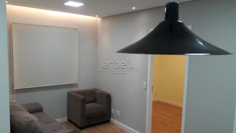 Imagem Apartamento com 33 M², 1 banheiro com box em vidro e gabinete no lavatório, 1 dormitório, cozinha...