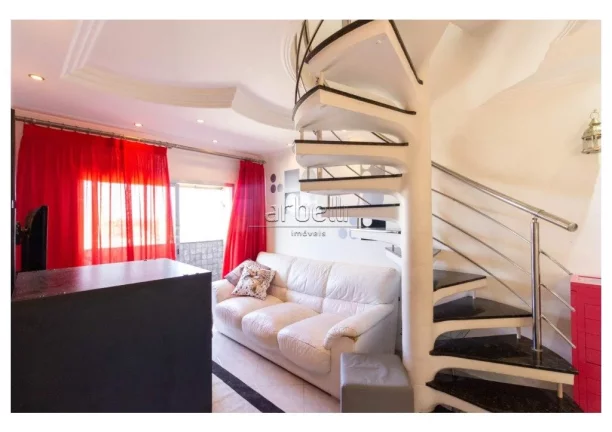 Imagem Lindíssima cobertura com 176 metros quadrados, parte inferior da cobertura conta com 3 dormitórios...