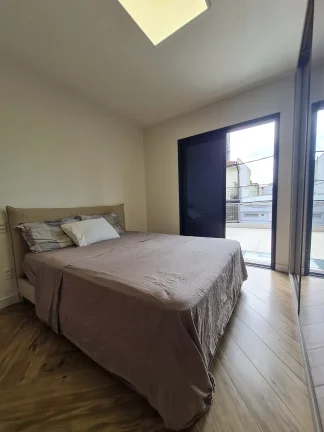 Imagem Casa Duplex Chácara Santo Antônio - 120M², 2 Dorms, 2 Suítes, 1 Vaga, Terraço com Churrasqueira, Escritório, Split.