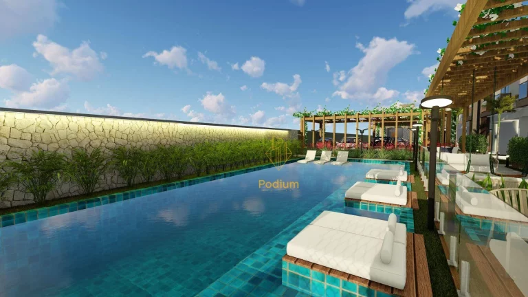 Imagem Casa Duplex em condomínio fechado com área de lazer completa a 240m da praia em Ponta de Campina - CA0110