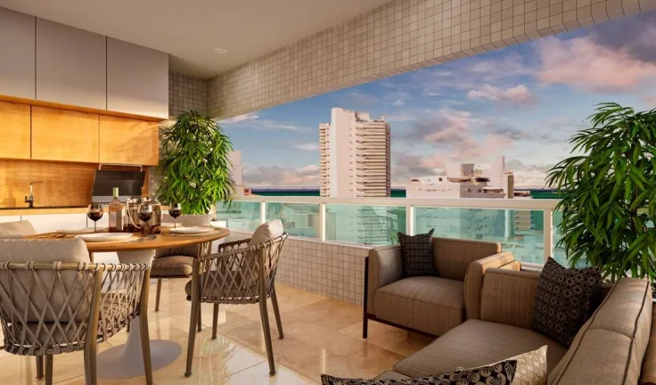 Imagem APARTAMENTO COM 95.75 m² - JARDIM LAS PALMAS - GUARUJA SP