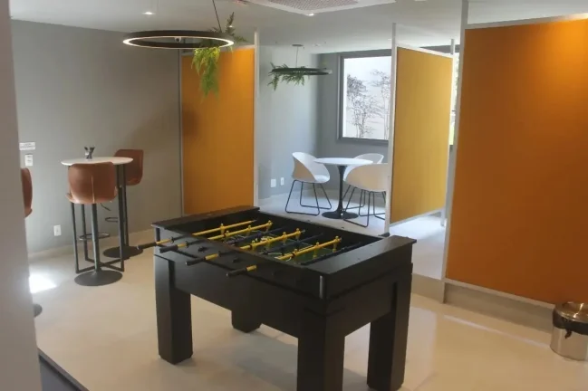 Imagem Studio 35M², 1 Suíte, 1 Banheiro, Academia, Salão de Festas, Salão de Jogos, Playground, Lavanderia Administrada pela OMO, SPA, Próximo ao Metrô.