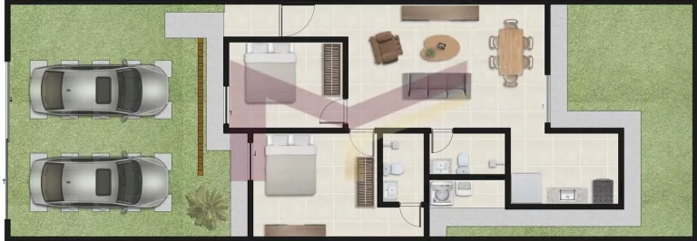 Imagem Casa 2/4 sendo 1 suíte, aceita financiamento, bairro SIM