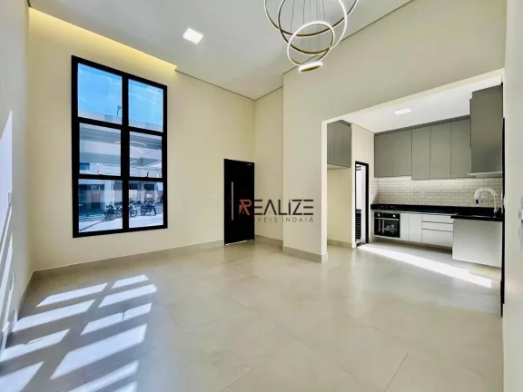 Imagem Casa moderna com 3 dormitórios à venda, 105 m² por R$ 960.000 - Condomínio Jardins do Império - Indaiatuba/SP