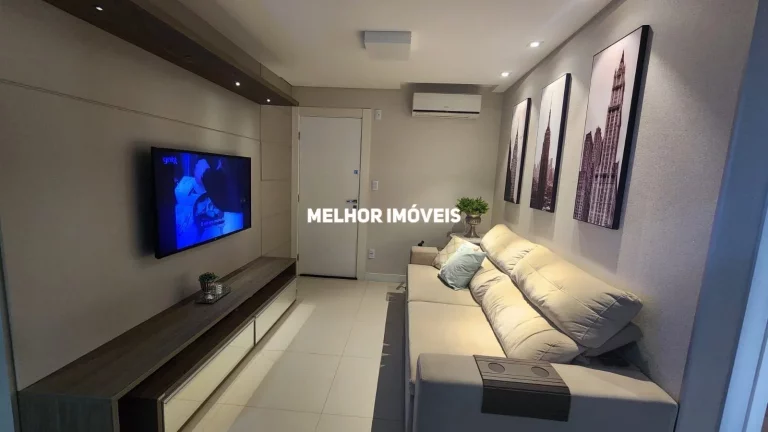 Apartamento mobiliado e equipado à venda com 2 dormitórios sendo 1 suíte localizado no bairro Ariribá em Balneário Camboriú