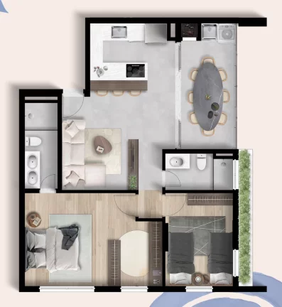 Imagem Mozine Wellness Design - Apartamento à venda no bairro Juvevê - Curitiba/PR