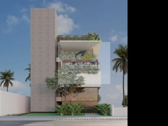 Imagem Vendo flats com 1 ou 2 quartos, em prédio pé na areia da praia do Bessa, com tamanhos de 44 m² à 60 m²