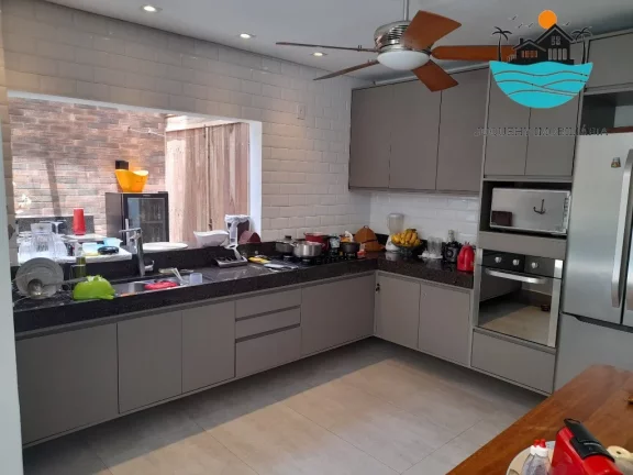 Imagem Casa em Condomínio, 30 metros da praia para Venda e Locação em Juquehy c/ 5 suítes, piscina pv - acomodação p/ 12 pessoas | Juquehy Imobiliária