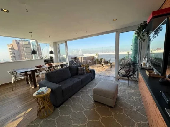 Imagem Apartamento tipo cobertura com 130 M², 3 dormitórios sendo 1 suíte, living, 2 banheiros, área de...