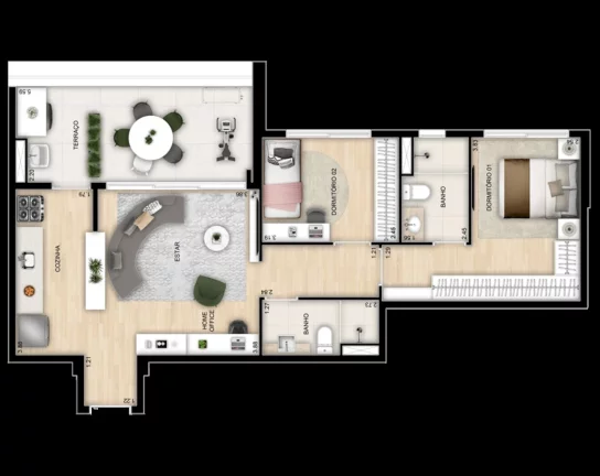Imagem APARTAMENTO RESIDENCIAL em São Paulo - SP, Parque Imperial