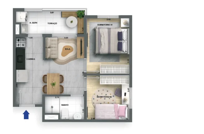 Imagem APARTAMENTO RESIDENCIAL em São Paulo - SP, Jaguaré