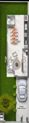 Imagem Casa à venda em Florianópolis-SC, bairro Ingleses do Rio Vermelho: 4 quartos, 3 suítes, 2 salas, 3 banheiros, 2 vagas, 159,51m².