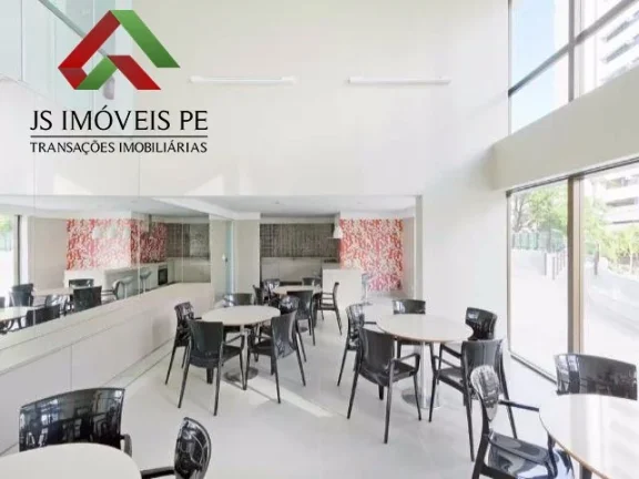 Imagem Flat de luxo para locação em Recife-PE, no bairro Setubal - 1 quarto, 1 suíte, 2 salas, 1 banheiro, 1 vaga, 30m².