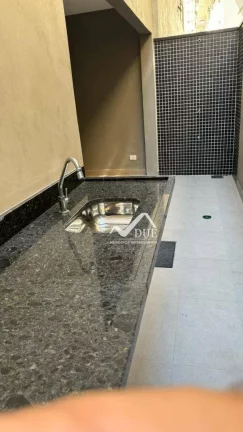 Imagem Village tipo sobrado com 2 suites. 4 banheiros, espaço gourmet para churrasqueira à venda, 89 m² por R$ 810.000 - Boqueirão - Santos/SP