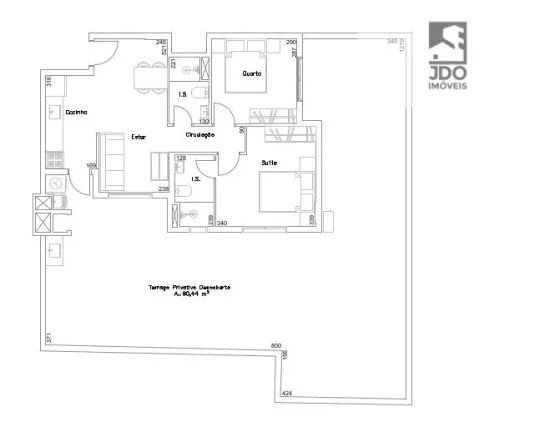 Imagem Apartamento Garden a Venda no bairro Centro - Curitiba, PR