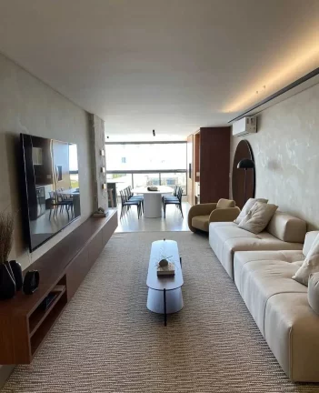 Imagem Apartamento semi mobiliado com 3 suítes e 2 vagas de garagem na Praia Brava em Itajaí