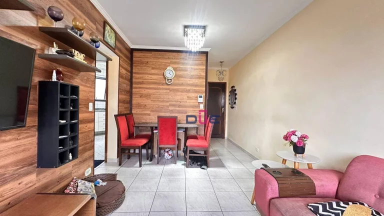 Imagem Apartamento com 2 dormitórios sendo 1 suite No Embaré. vaga demarcada, salao festas amplo, churrasqueira, e salao de jogos. Andar alto com vista livre