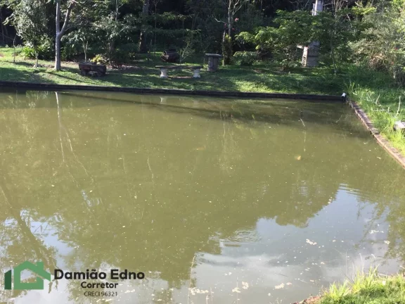 Imagem Chacara com 4100 metros, lago com peixe, churrasqueira, piscina, fogão alen