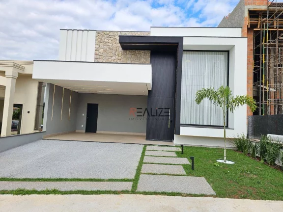 Imagem Casa térrea pronta para morar com 3 suítes à venda, 198 m² por R$ 1.690.000 - Condomínio Fechado - Indaiatuba/SP