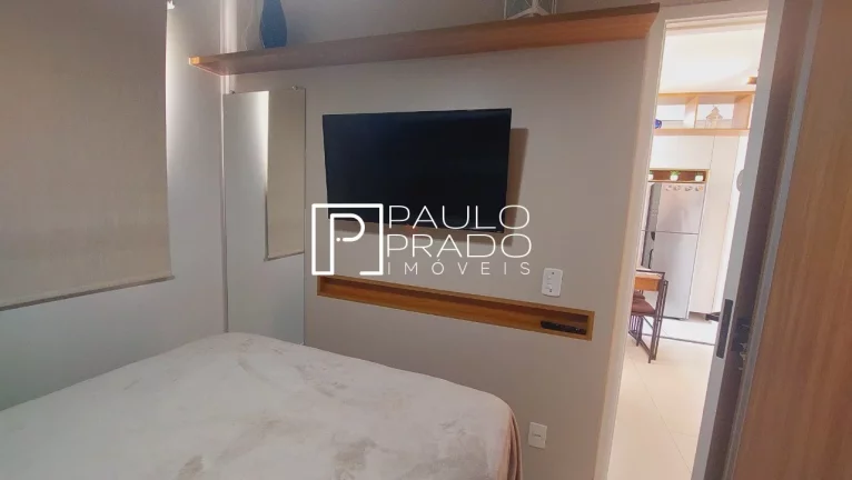 Imagem Apartamento de 1 quarto com vaga de garagem na Água Branca, no 12 andar, próximo da futura estação de Metrô, ótimo lazer
