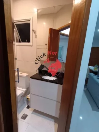 Imagem Apto Novo Com 37m² de área útil, com 2 dormitórios,quintal , 1 vaga ,Bairro Jd. Las Vegas em Santo André.