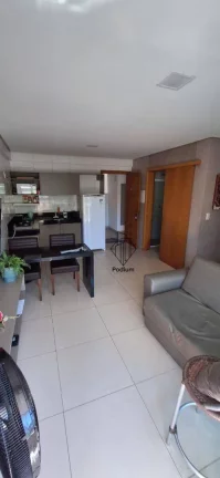 Imagem Flat porteira fechada com varanda/sacada no bairro de Jardim Oceania - FL0817.