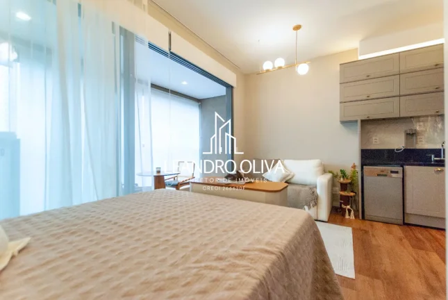Imagem Condomínio Praça Da Vila - Quer morar ou investir a poucos passos da Praça Pereira Coutinho e Parque do Ibirapuera? Apartamento studio premium espetacular, à venda, na Vila Nova Conceição.