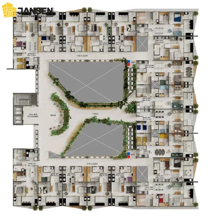 Imagem O PARAÍSO PARTICULAR À BEIRA MAR DO BESSA, APARTAMENTOS COM 02 E 03 QUARTOS