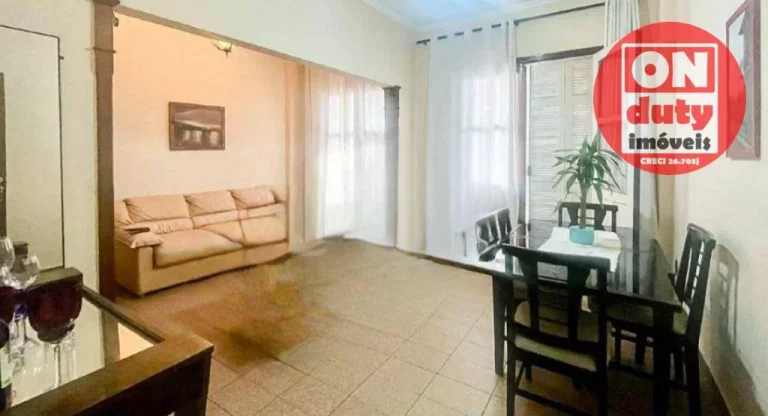Imagem Apartamento com 1 quarto à venda, 72 m² por R$ 300.000 - Itararé - São Vicente/SP