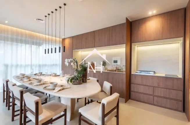 Imagem apartamento de 205m no Sumarezinho c/ 4 suítes,3 vagas,terraço gourmet,piscinas,sauna,spa,brinquedoteca,quadra,delivery,playground,salão de festas