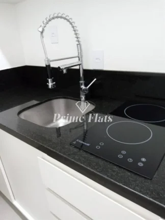 Imagem Flat disponível para locação no Alameda Apart Hotel no Jardim Paulista, com 45m², 1 dormitório e 1 vaga