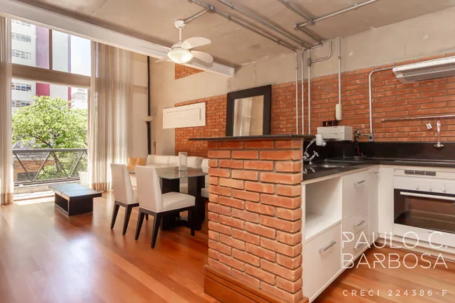 Imagem Itaim Bibi Venda - Loft com 1 Suíte - 2 Vagas - Varanda - 79m²
