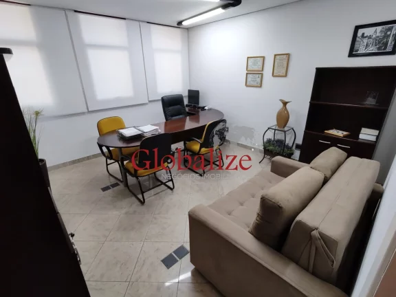 Imagem Maravilhosa sala comercial mobiliada porteira fechada no centro da cidade de Santos (SP) para locação ou venda por R$.240.000,00 !!!