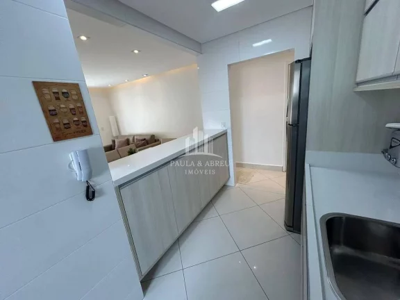 Imagem Apartamento Novo de Alto Padrão. Porteira fechada, 80m², 2 Dormitórios sendo 1 Suíte com Closet e Sacada, 2 Vagas, Totalmente mobiliado no Ruge Ramos, São Bernardo do Campo