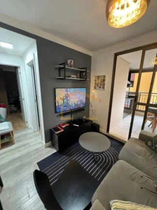 Imagem Apartamento 65m², 2 dormitórios, sendo 1 suíte, sala 2 ambientes, varanda gourmet com churrasquei...