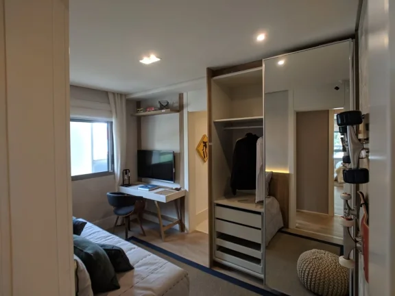 Imagem Apartamento 147,50M², 3Q, 3 Suítes, 4 Banheiros, 2 Vagas, Lavabo, Academia, Piscina Adulto e Infantil, Salão de Festas e Jogos, Deck Molhado.