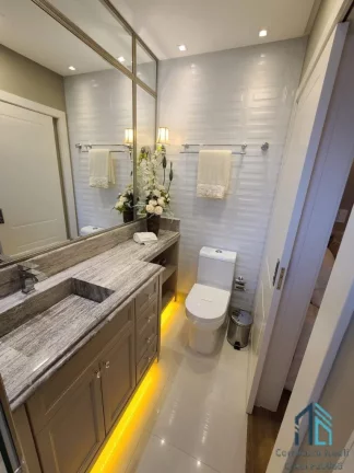 Imagem Apartamento Mobiliado, 04 suítes, 03 vagas, em itapema SC
