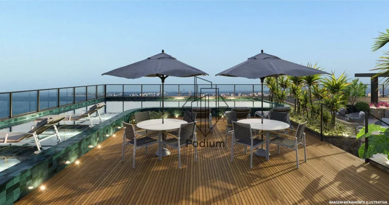 Imagem Flats Studio em Condominio estilo resort a 120m da praia do Cabo Branco - FL0593