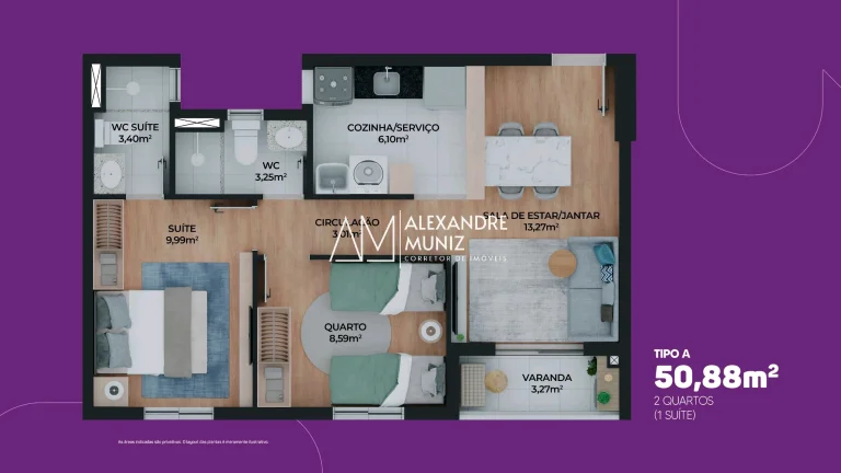 Imagem M.Lar Kennedy, lançamento, apartamentos à venda, Monte Castelo