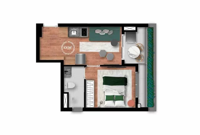 Imagem Apartamento com 1 Quarto à Venda, 32 m² em Moema - São Paulo