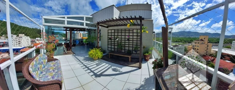 Imagem Cobertura Duplex com 3 Dormitórios e Terraço Privativo na Trindade – Florianópolis