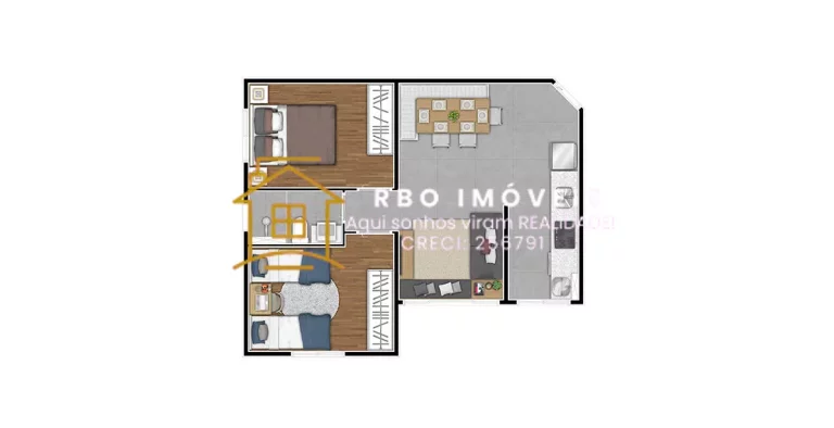 Imagem Apartamento 1 Dorm. 1 vaga à venda em Itapevi Bella Cidade