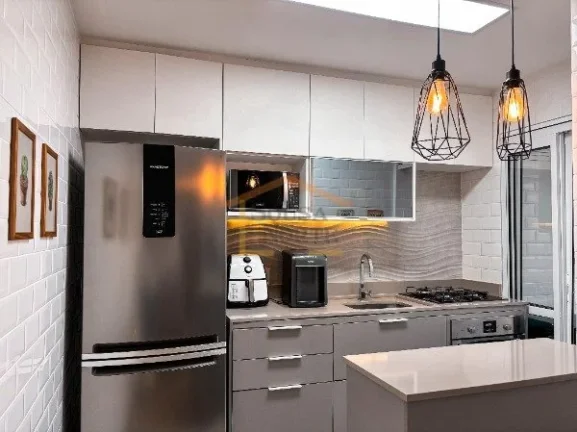 Imagem Apartamento 57m², 2 dormitórios, banheiro, varanda envidraçada, cozinha equipada, rico em planeja...