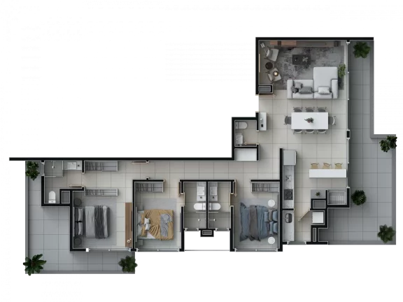 Imagem Apartamento à venda em Torres, Stan, com 2 quartos, 72,29m²