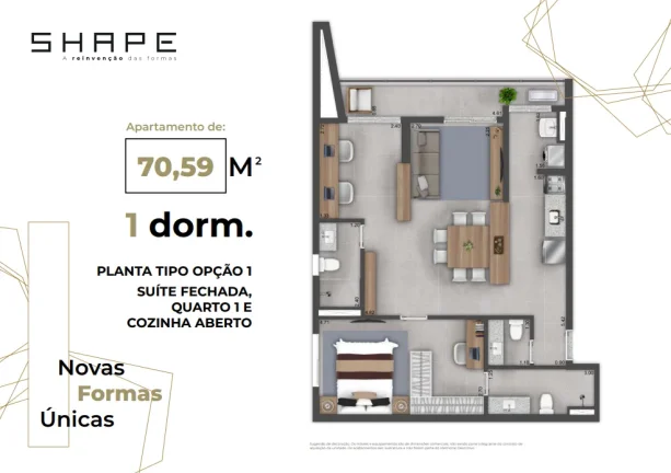 Imagem SHAPE Aptos. de 46 a 79m² ALPHAVILLE