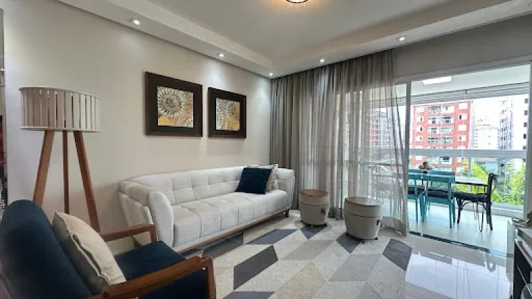 Imagem Apartamento com 3 dormitórios à venda, 119 m² por R$ 1.450.000,00 - Ponta da Praia - Santos/SP