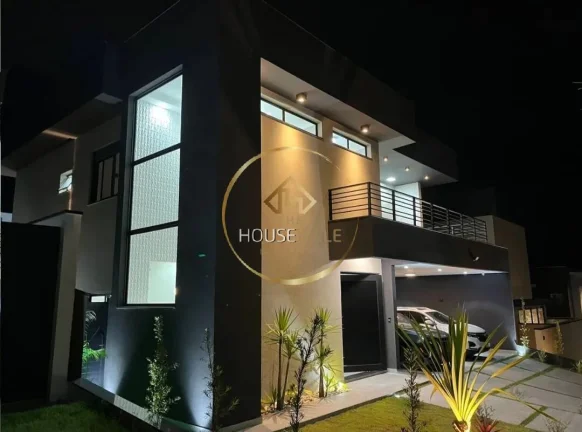 Imagem Casa Sobrado, 4 dormitórios (3 suítes), 6 vagas, Res. Mônaco, Urbanova Sjc.