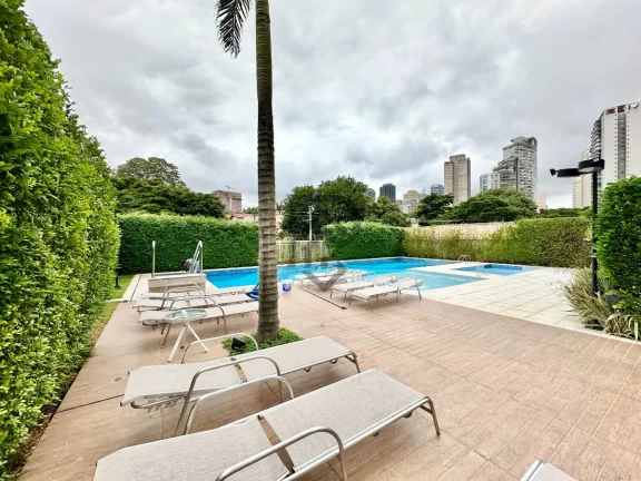 Imagem Apartamento brooklin proximo Av. Berrini andar alto vista livre
