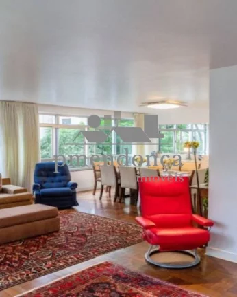 Imagem Apartamento em Higienópolis com 4 quartos sendo 2 suítes e 2 vagas, 209m².